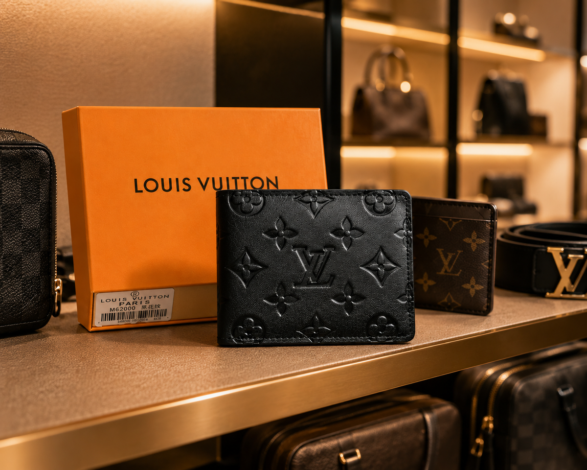 LV Monogram Canvas Multiple Slender Wallet – 100% Authentic