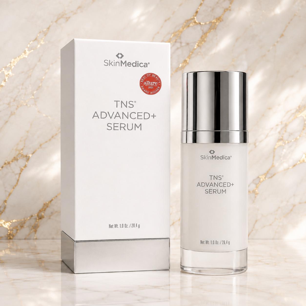 SkinMedica TNS Advanced+ Serum Anti-Aging Face Serum | 1.0 fl oz (30ml) | Growth Factor & Peptide Formula